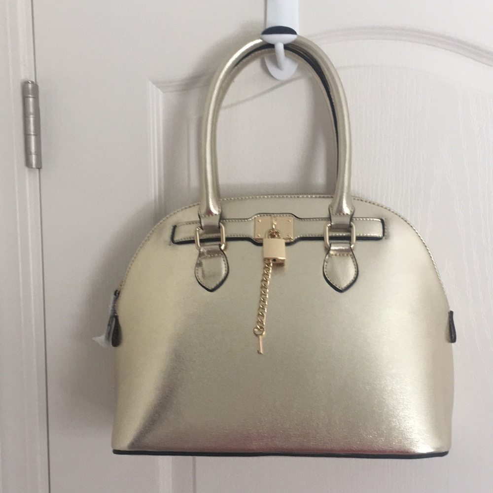 NWT Aldo gold handbag/cross body bag